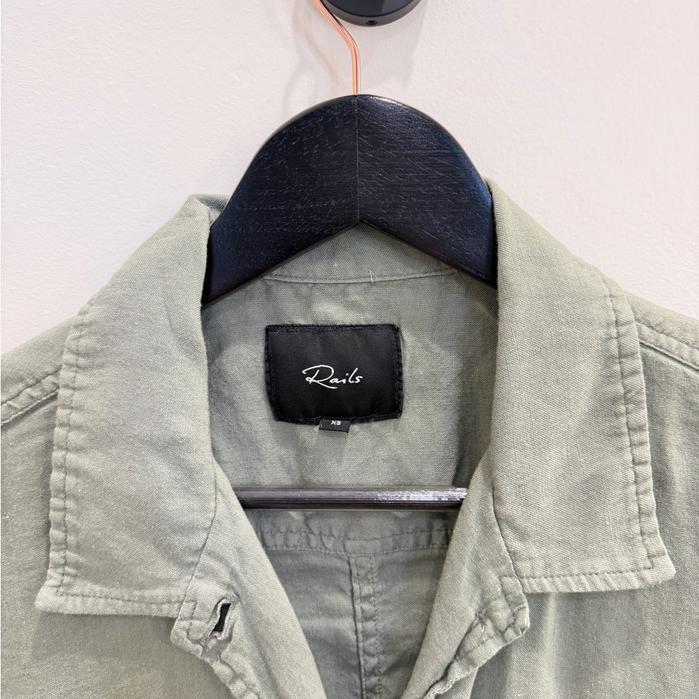 Rails Sage Green Shirt Jacket - Picture 3 of 4